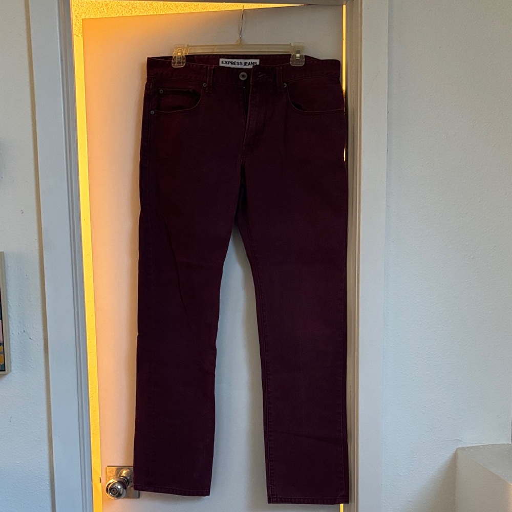 Express Deep Purple Jeans